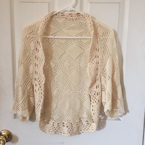 Cream Knit Cardigan